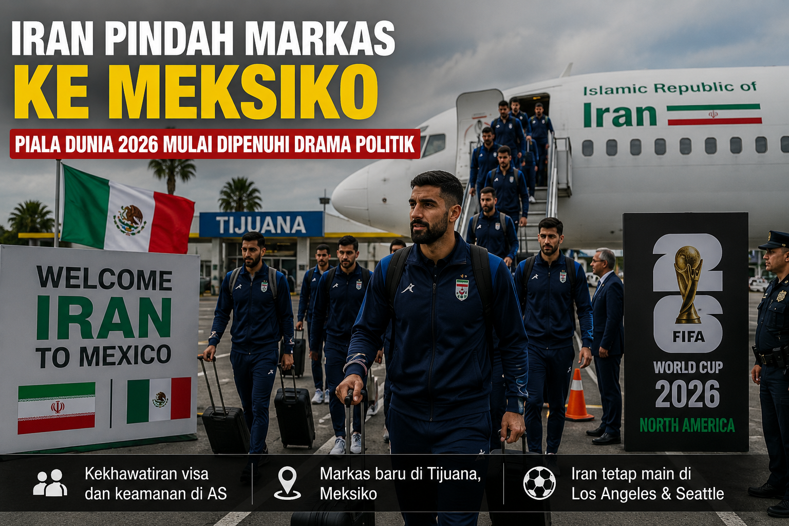 Iran Pindah Markas ke Meksiko